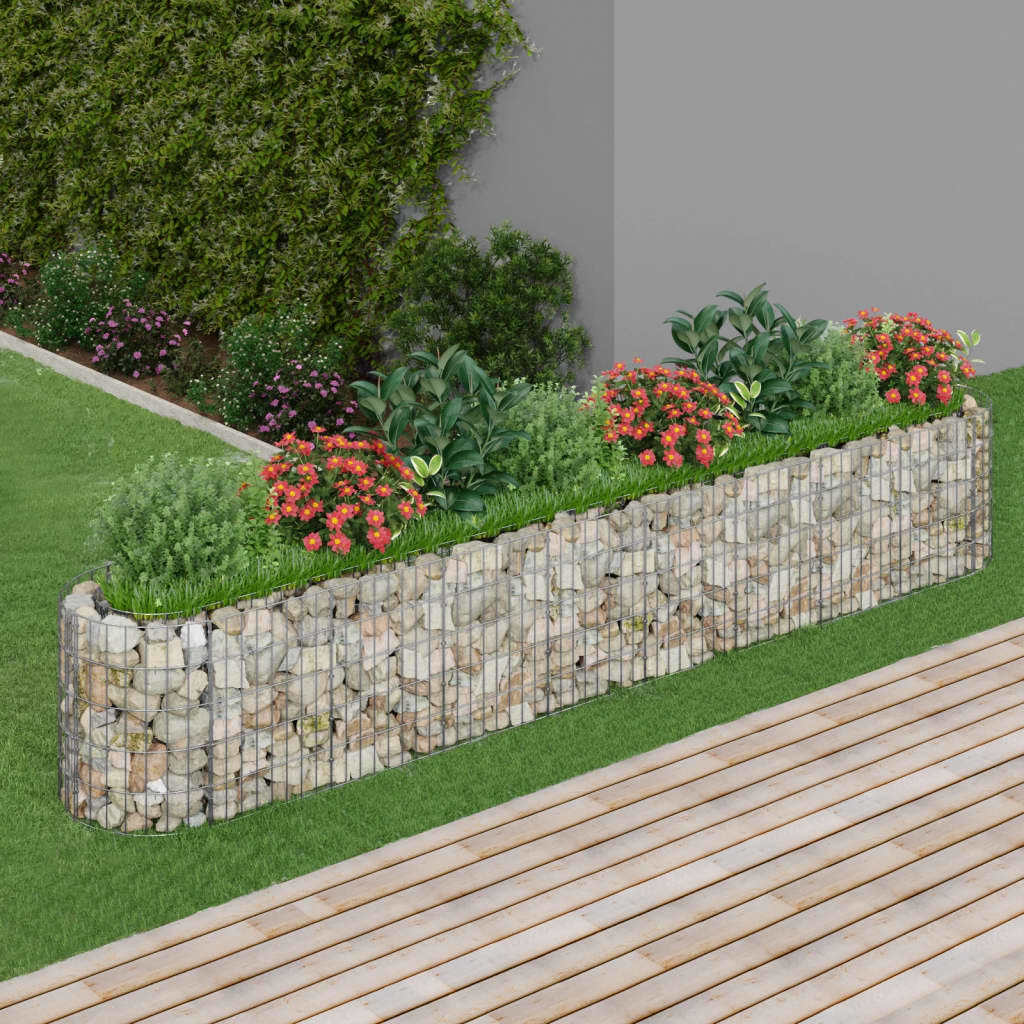 Gabion Raised Bed Galvanized Iron 129.9