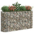 Gabion Raised Bed Galvanized Iron 74.8"x19.7"x39.4"