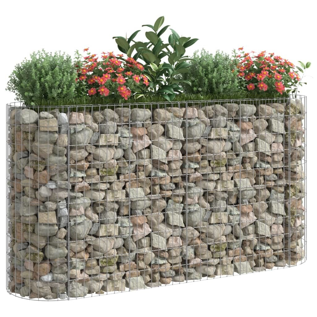 Gabion Raised Bed Galvanized Iron 74.8