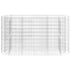 Gabion Raised Bed Galvanized Iron 74.8"x19.7"x39.4"