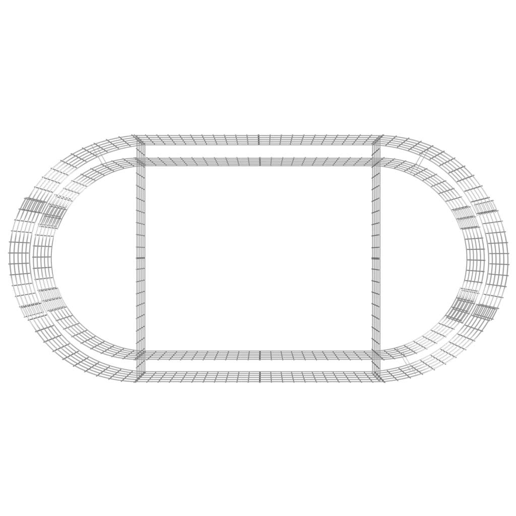 Gabion Raised Bed Galvanized Iron 78.7