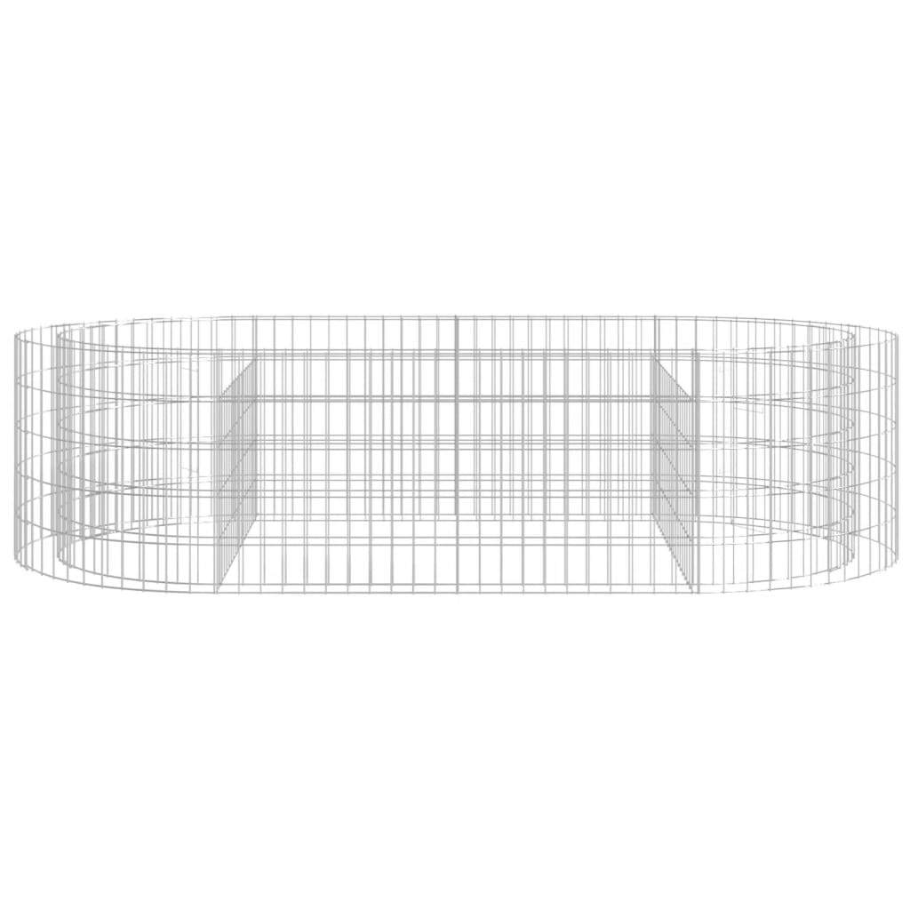 Gabion Raised Bed Galvanized Iron 78.7"x39.4"x19.7"