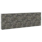 Gabion Wall with Covers Galvanized Steel 118.1"x11.8"x39.4" - WoodPoly.com