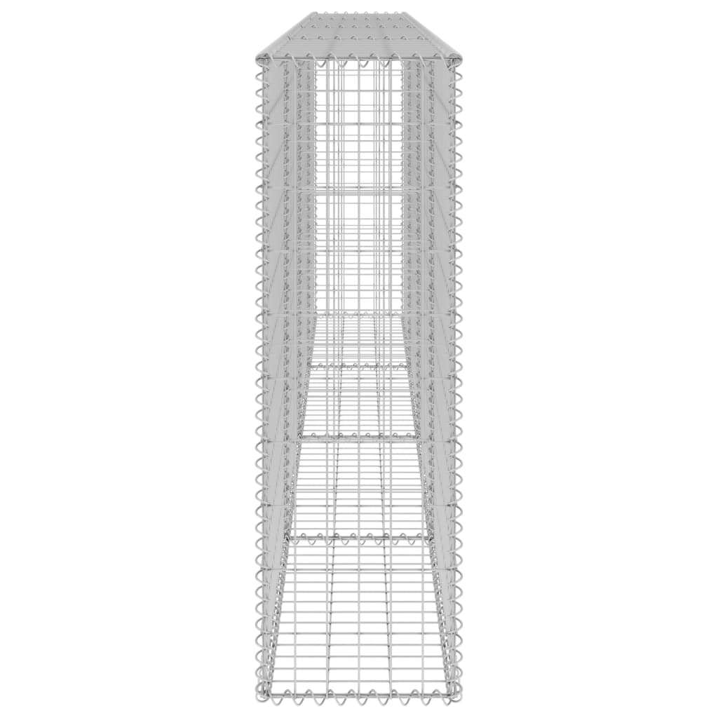 Gabion Wall with Covers Galvanized Steel 118.1"x11.8"x39.4" - WoodPoly.com