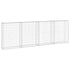 Gabion Wall with Covers Galvanized Steel 118.1"x11.8"x39.4" - WoodPoly.com