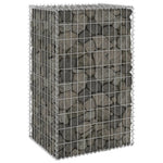 Gabion Wall with Covers Galvanized Steel 23.6"x19.7"x39.4" - WoodPoly.com