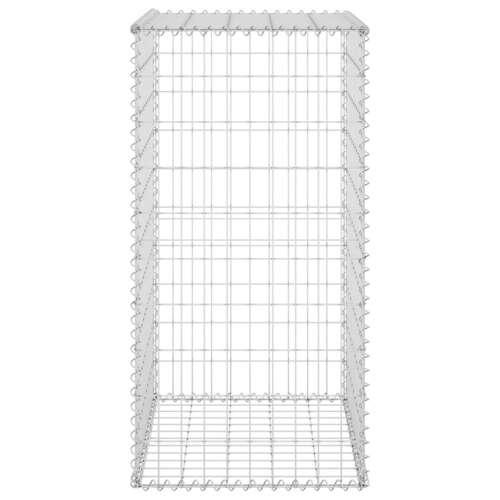 Gabion Wall with Covers Galvanized Steel 23.6"x19.7"x39.4" - WoodPoly.com