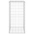 Gabion Wall with Covers Galvanized Steel 23.6"x19.7"x39.4" - WoodPoly.com