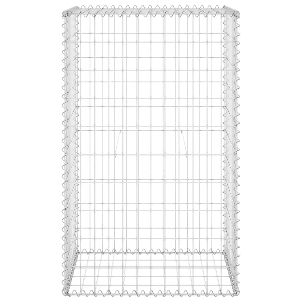 Gabion Wall with Covers Galvanized Steel 23.6