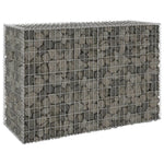 Gabion Wall with Covers Galvanized Steel 59.1"x23.6"x39.4" - WoodPoly.com