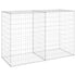 Gabion Wall with Covers Galvanized Steel 59.1"x23.6"x39.4" - WoodPoly.com