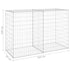 Gabion Wall with Covers Galvanized Steel 59.1"x23.6"x39.4" - WoodPoly.com