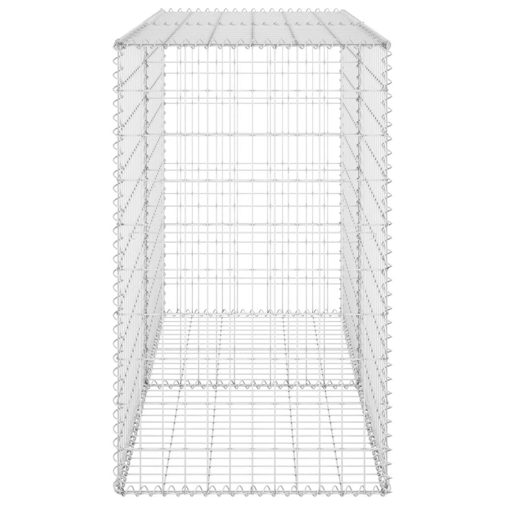 Gabion Wall with Covers Galvanized Steel 59.1