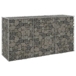 Gabion Wall with Covers Galvanized Steel 78.7"x23.6"x39.4" - WoodPoly.com