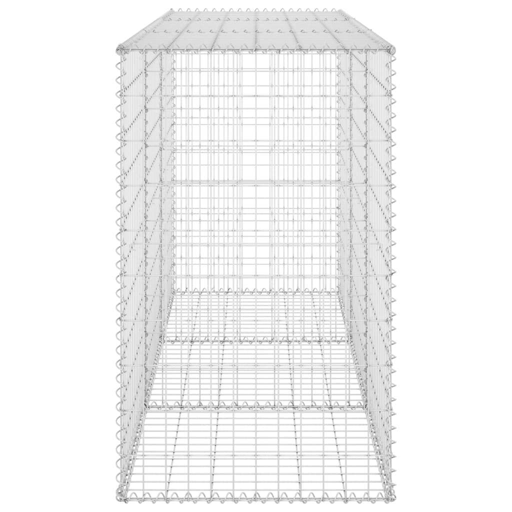 Gabion Wall with Covers Galvanized Steel 78.7