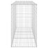 Gabion Wall with Covers Galvanized Steel 78.7"x23.6"x39.4" - WoodPoly.com