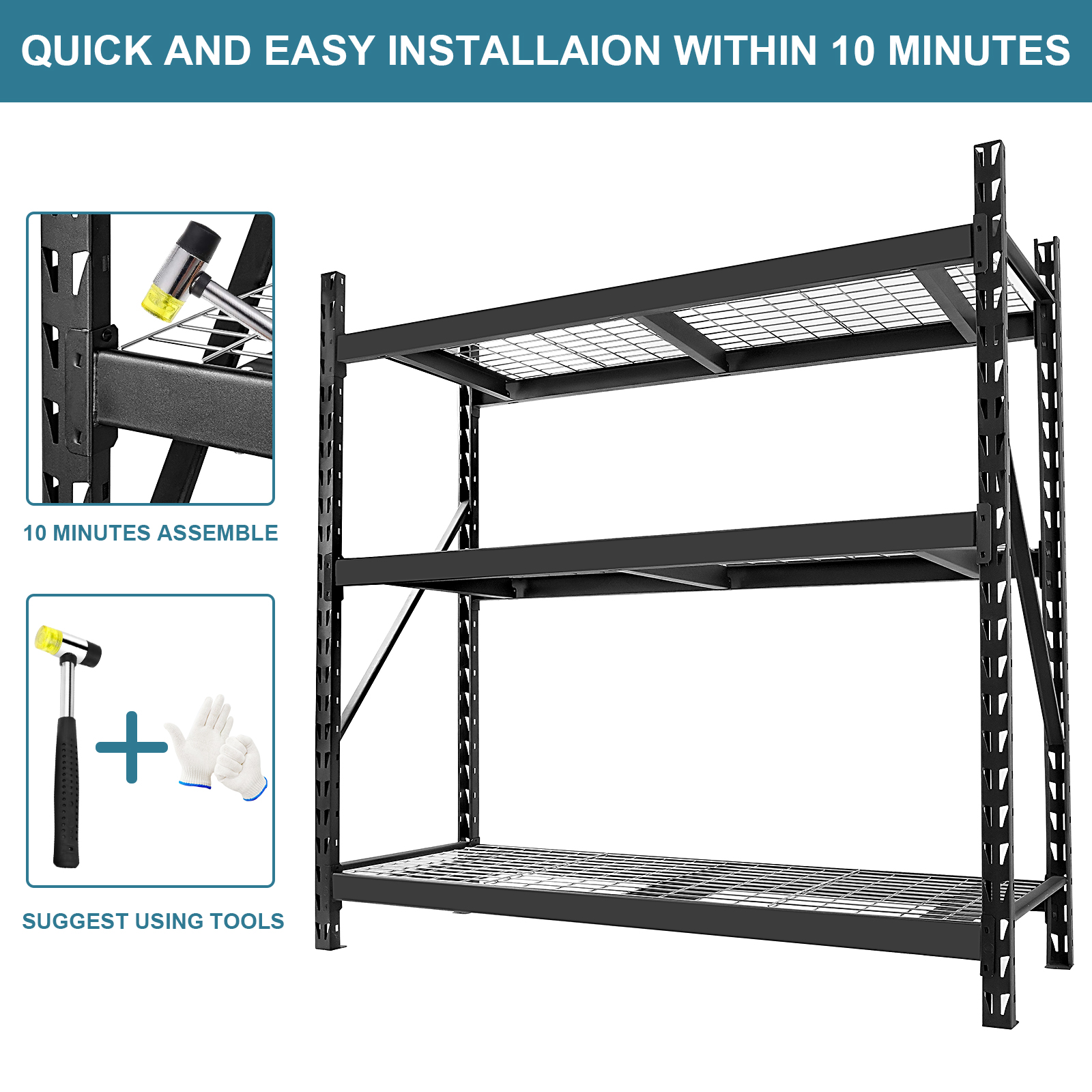 Garage Shelving Heavy Duty 72