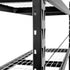 Garage Shelving Heavy Duty 72"H*77"W Garage Storage Shelves 6000LBS Heavy Duty Shelving Adjustable 3 Tier Metal Shelving for Garage Storage Shelving Industrial Shelving Storage Rack, Black