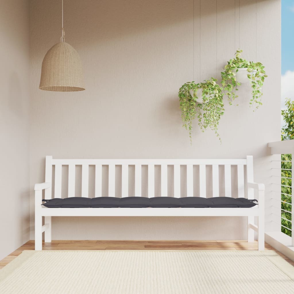 Garden Bench Cushion Anthracite 78.7