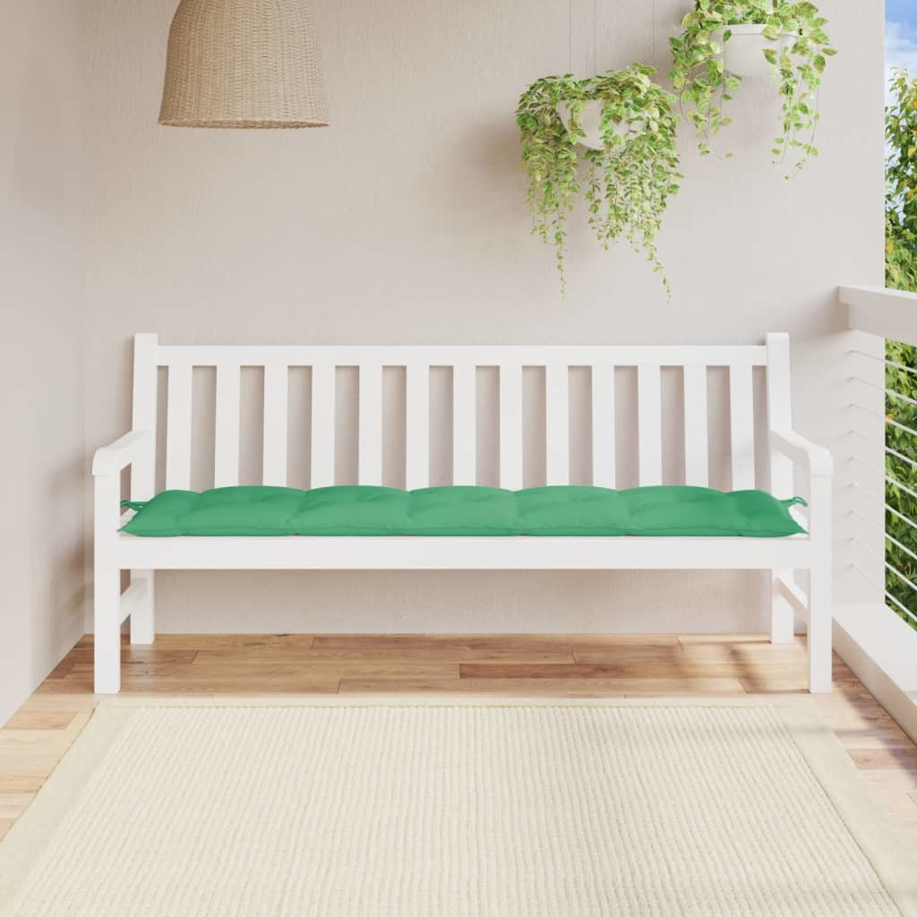 Garden Bench Cushion Green 70.9