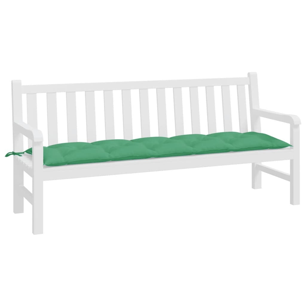 Garden Bench Cushion Green 70.9
