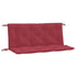 Garden Bench Cushions 2pcs Wine Red 47.2"x19.7"x2.8" Oxford Fabric - WoodPoly.com