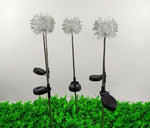 Garden LED Ball Dandelion Flower Stake Light Solar Energy Rechargeable - WoodPoly.com