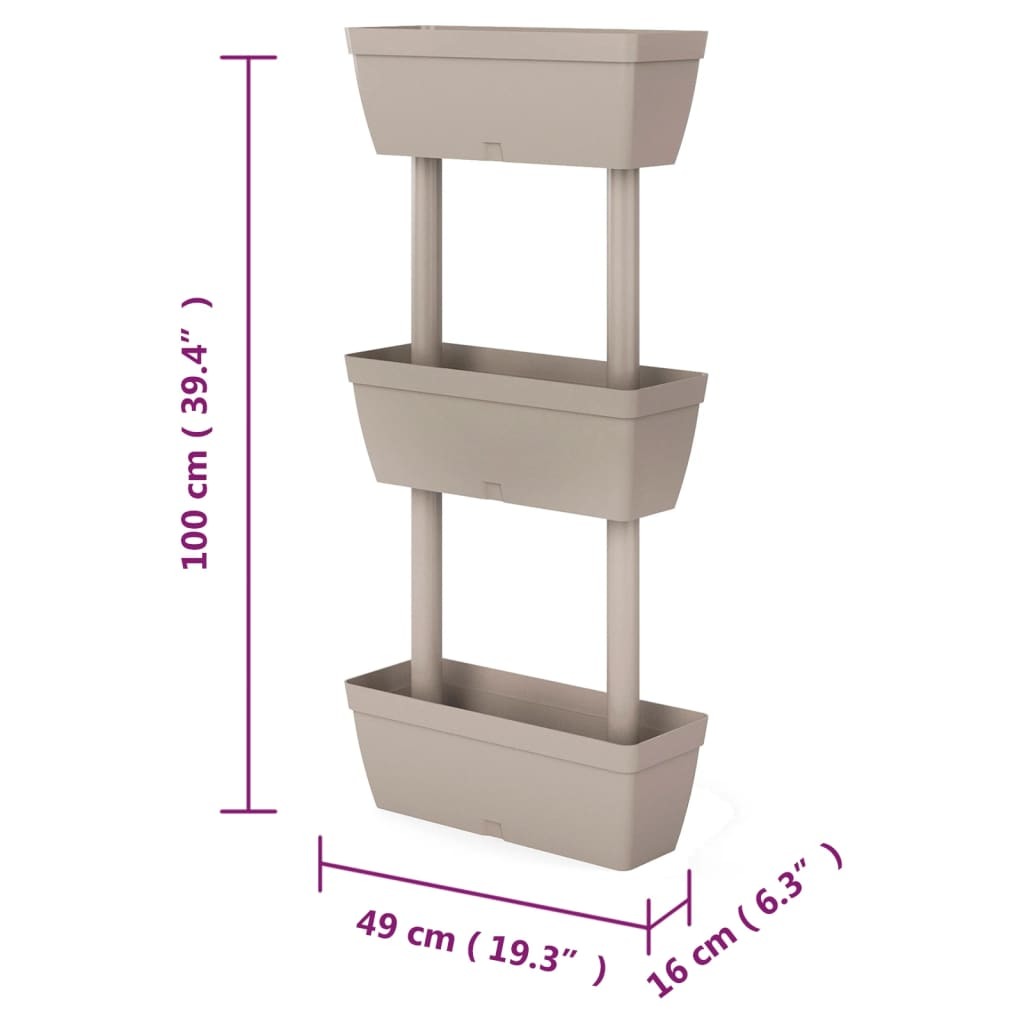 Garden Planter 3 pcs 39.4