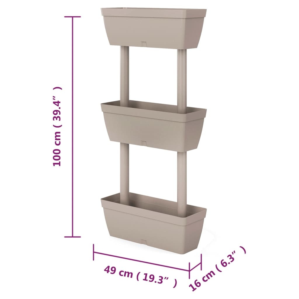 Garden Planter 6 pcs 39.4