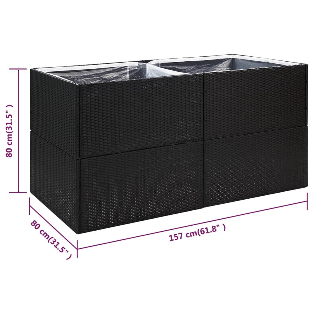 Garden Planter Black 61.8