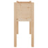 Garden Planters 2 pcs 27.6"x12.2"x27.6" Solid Wood Pine
