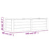 Garden Raised Bed 63"x23.6"x17.3" Solid Wood Acacia