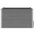 Garden Raised Bed WPC 59.1"x19.7"x35.8" Gray