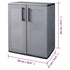 Garden Storage Cabinet Gray and Black 26.8"x14.6"x33.1" PP