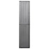Garden Storage Cabinet Gray and Black 26.8"x14.6"x64.2" PP