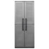 Garden Storage Cabinet Gray and Black 26.8"x14.6"x64.2" PP