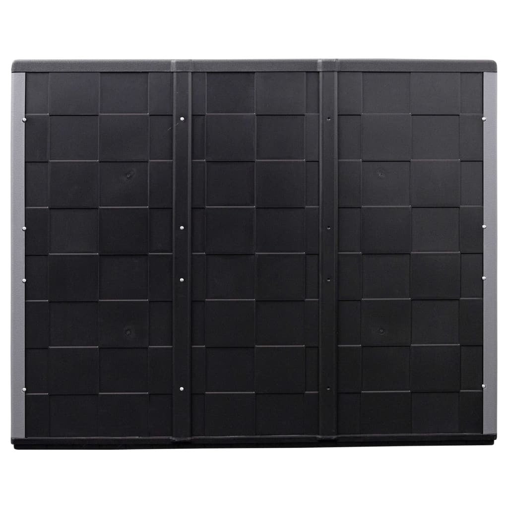 Garden Storage Cabinet Gray and Black 40.2
