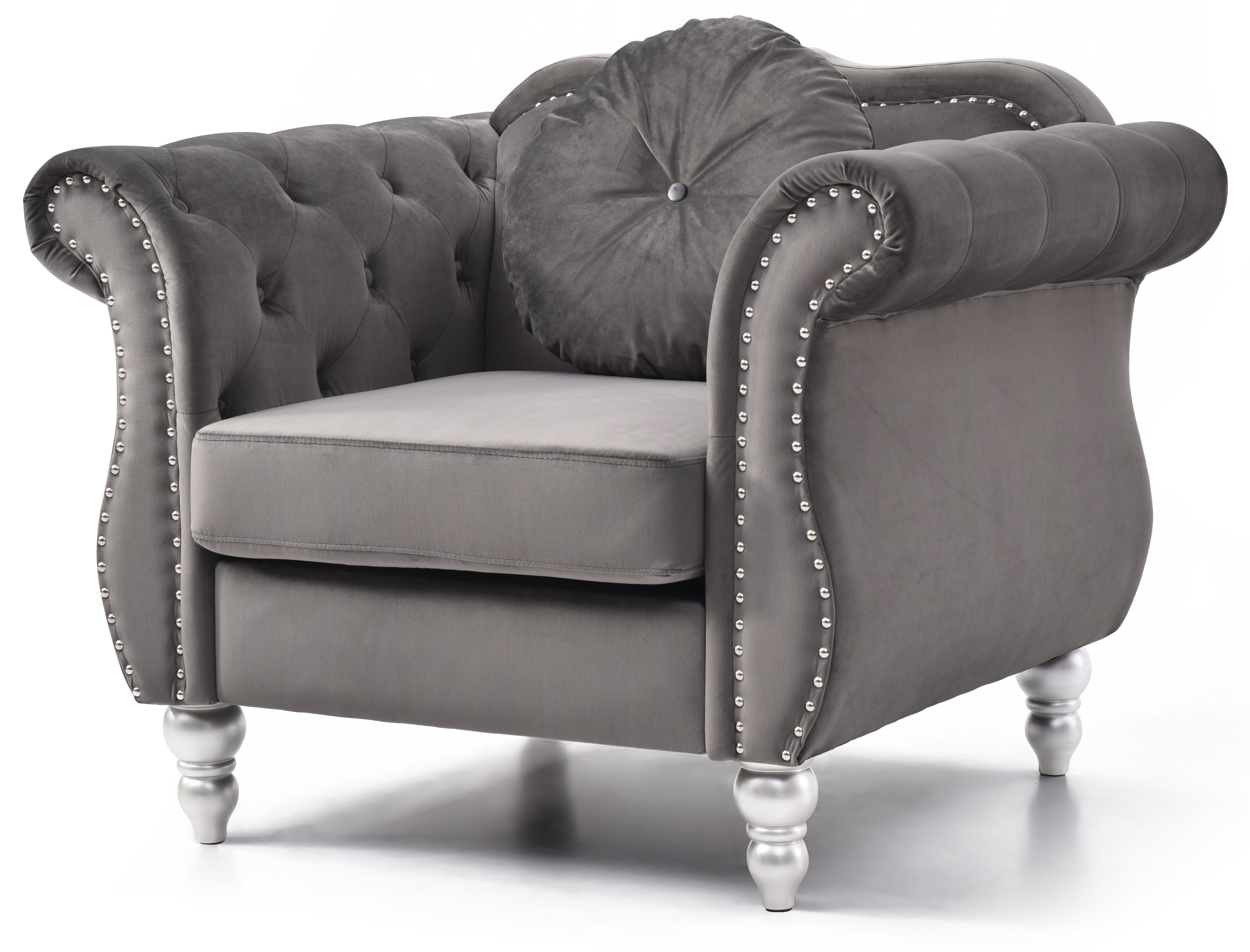 Glory Furniture Hollywood G0660A-C Chair , DARK GRAY
