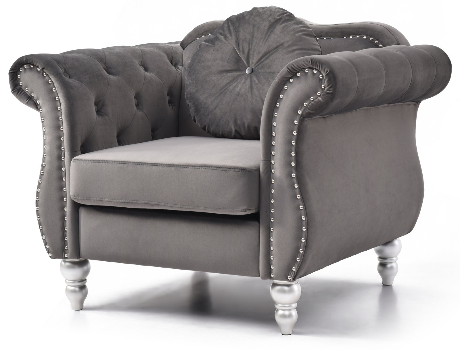 Glory Furniture Hollywood G0660A-C Chair , DARK GRAY
