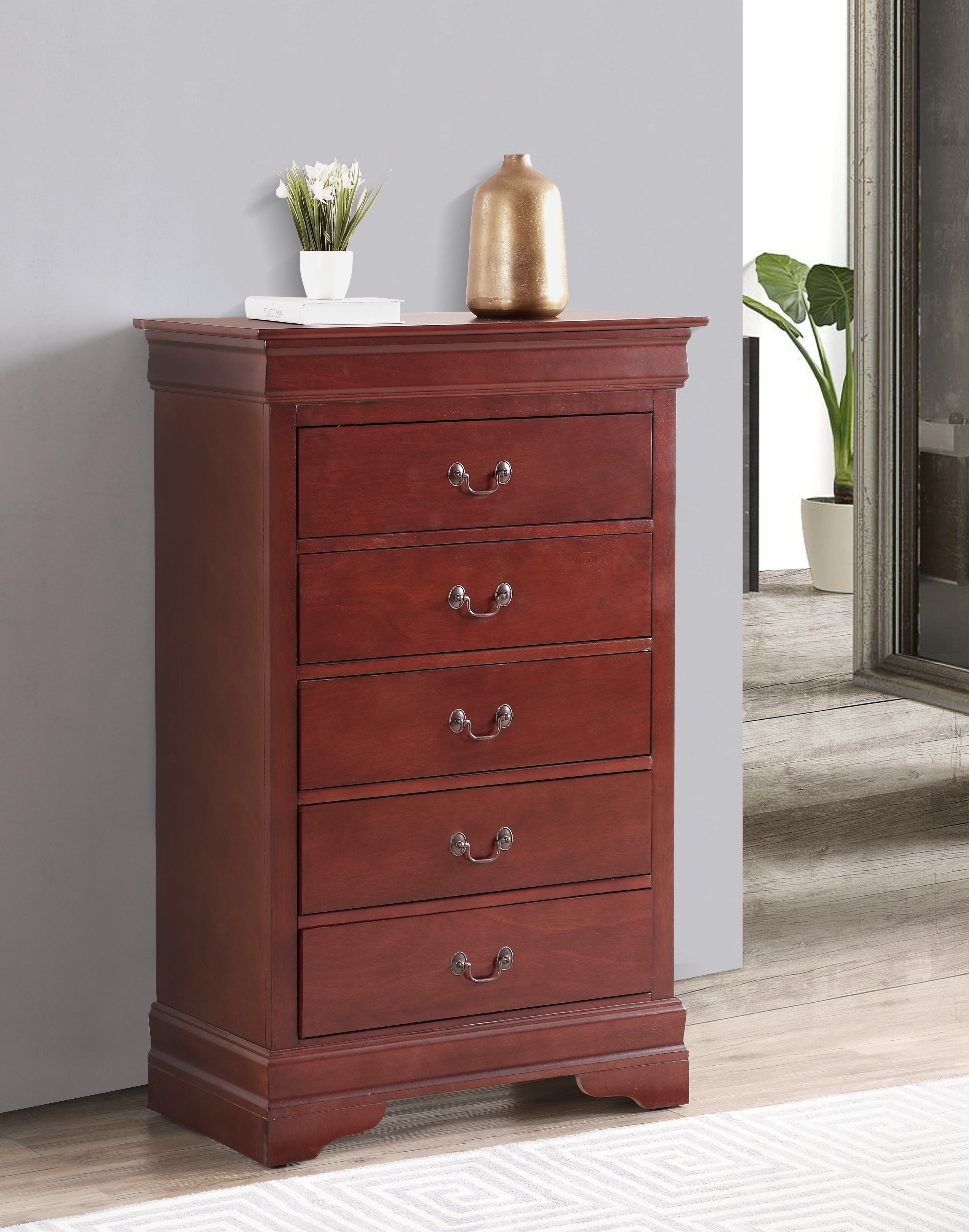 Glory Furniture LouisPhillipe G2100-CH Chest , Cherry