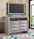 Glory Furniture Marilla G1503-TV2 Media Chest , Silver Champagne