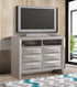 Glory Furniture Marilla G1503-TV2 Media Chest , Silver Champagne