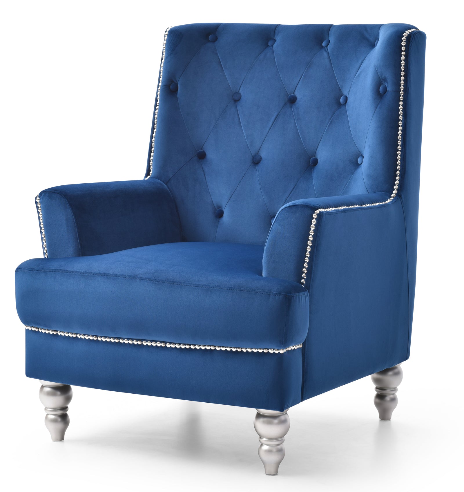 Glory Furniture Pamona G0913-C Chair , NAVY BLUE