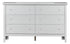 Glory Furniture Primo G1333-D Dresser , Silver Champagne