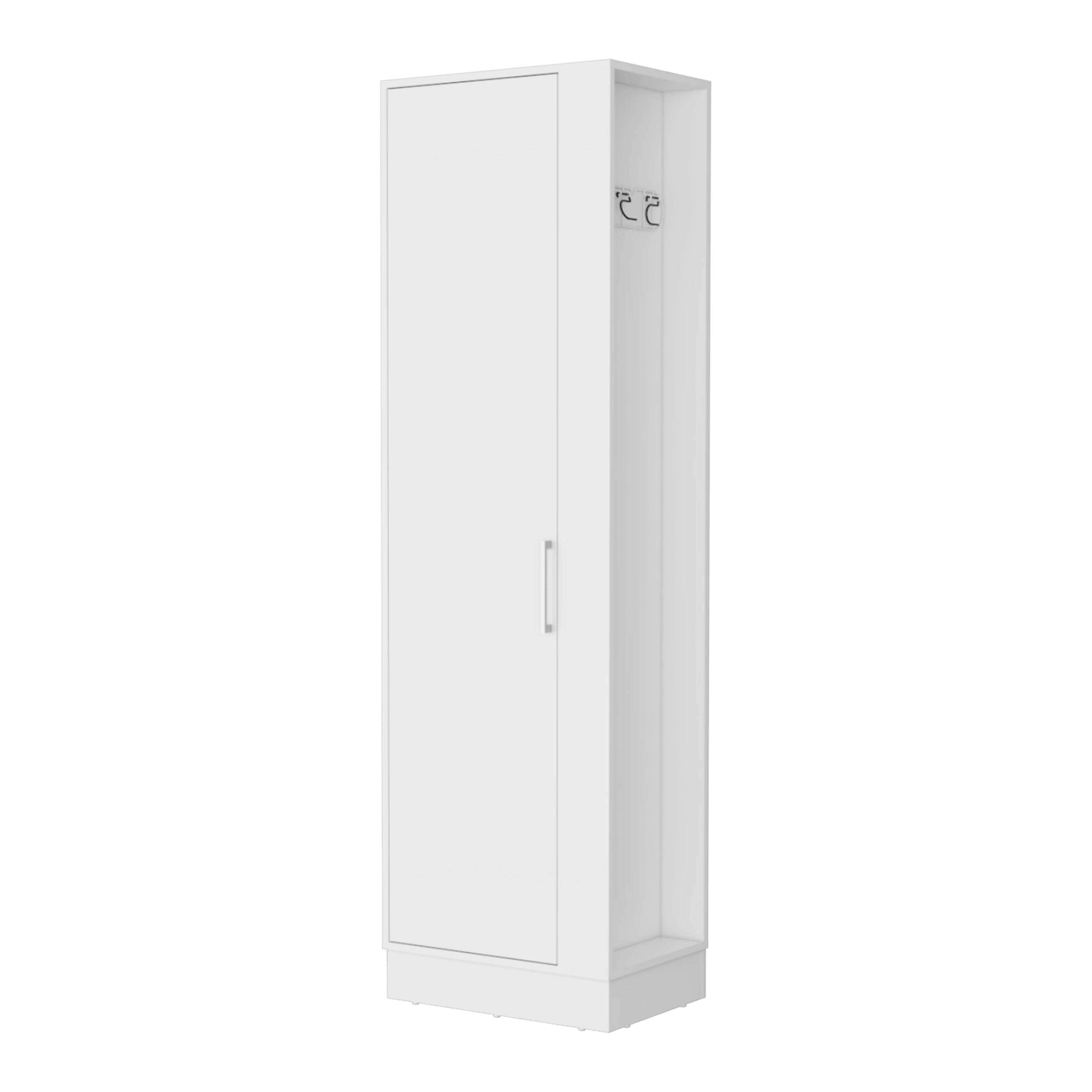 Greenville 2-Door 6-Shelf Tall Storage Cabinet White