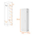 Greenville 2-Door 6-Shelf Tall Storage Cabinet White