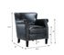 Hadley Charcoal Club Chair