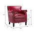 Hadley Red Club Chair