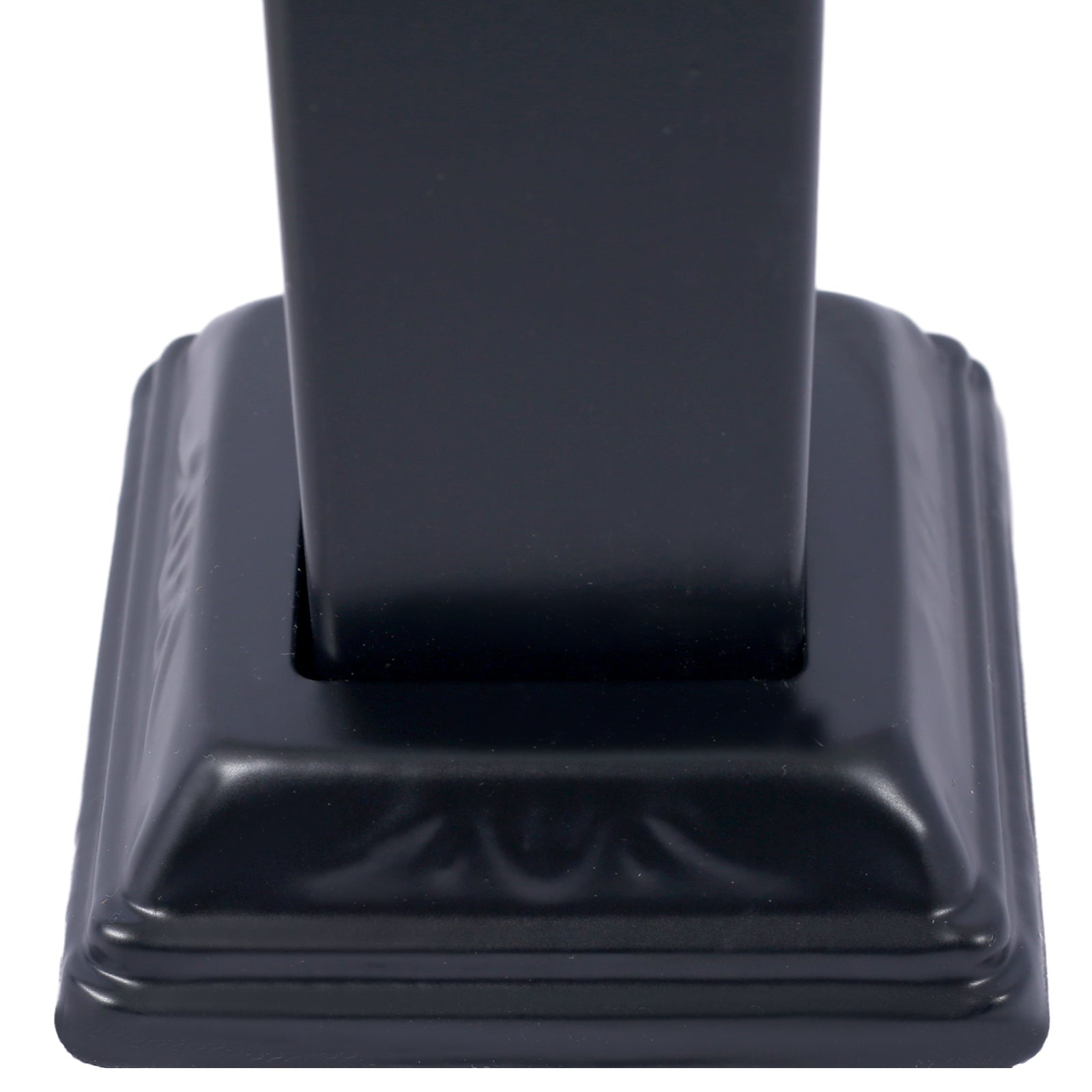 Handrails for Outdoor Steps, Fit 2 or 3 Steps Outdoor Stair Railing, Picket#2 Wrought Iron Handrail, Flexible Porch Railing, Black Transitional Handrails for Concrete Steps or Wooden Stairs