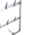 Hanging Shoe Rack Silver 26"x5.1"x54.7"